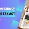 Section 92BA of Income Tax Act